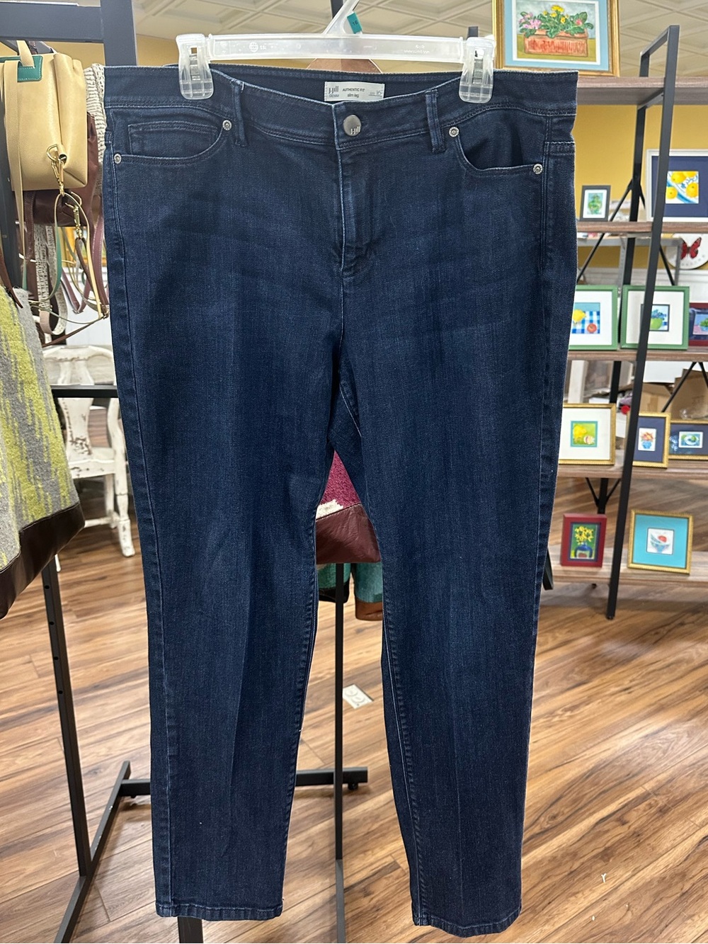 J. Jill Authentic Fit Slim Leg Jeans, Size 16